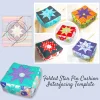 Folded Star Pin Cushion Interfacing Template-With Instructions