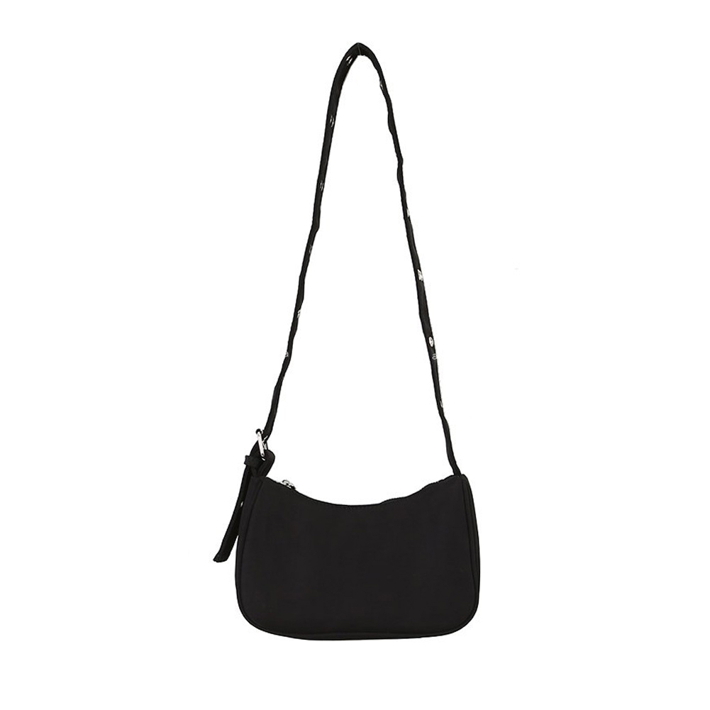 

Women Nylon Shoulder Bag Street Zipper Purses Messenger Underarm Handbags, 501 Original