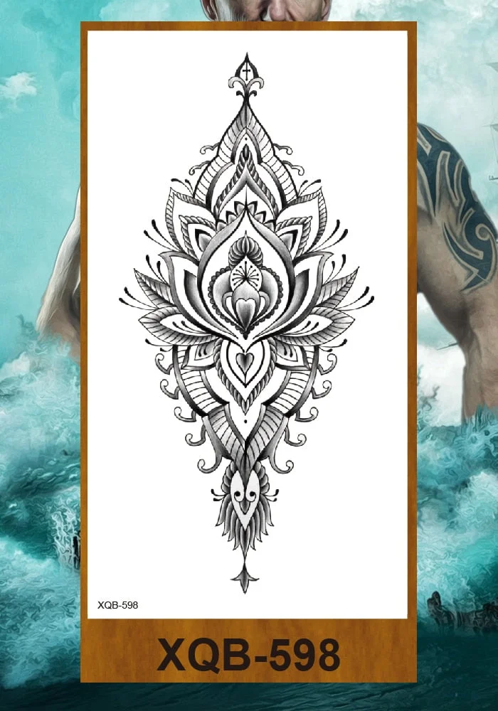 Temporary Tattoos Stickers Woman Arm Neck Chest Fake Necklace Tattos Girl Flower Cute Pussy Cat Body Makeup Waterproof Serpenti