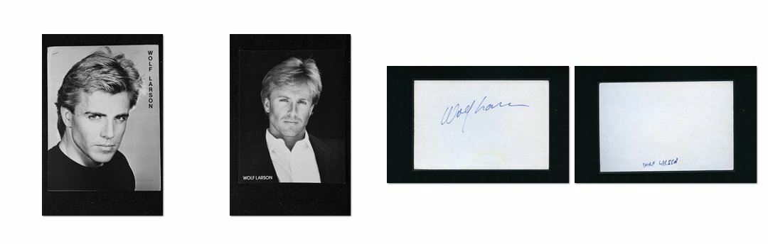 Wolf Larson - Signed Autograph and Headshot Photo Poster painting set - LA Heat