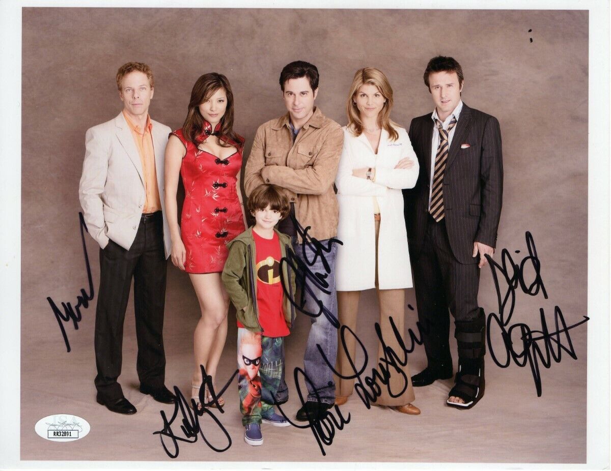 In Case of Emergency Cast Autographed 8.5X11 Photo Poster painting Arquette Loughlin JSA RR32891