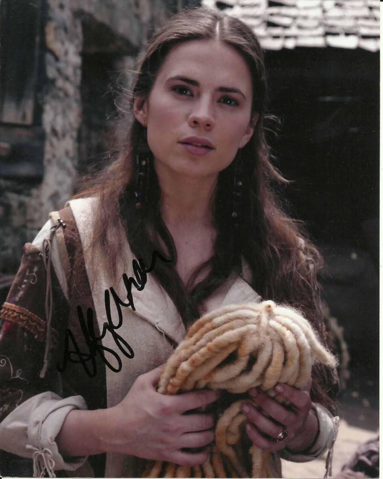 HAYLEY ATWELL SIGNED SEXY Photo Poster painting UACC REG 242 (6)