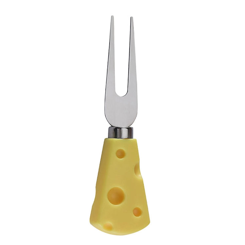 Stainless Steel Cheese Knife With Wooden Handle Suit Baking Tool Steak Knife Butter Butter Spatula Cheese Pizza Small Knife And Fork