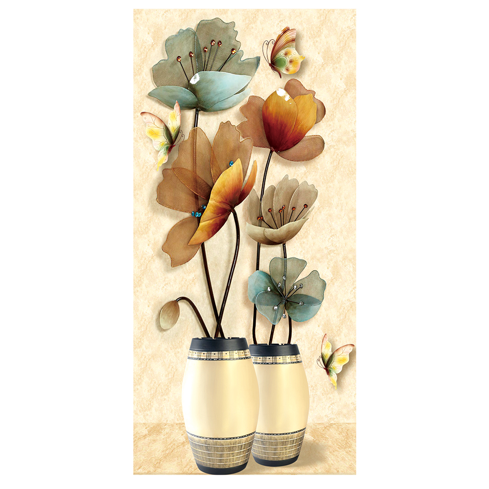 

Vase - 11CT Stamped Cross Stitch - 63*120CM, 501 Original
