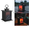 Simulation Fireplace Creative Small Ornaments Home Soft Decoration Crafts Candlestick Simulation Decoration LED Charcoal Flame Wind Lamp