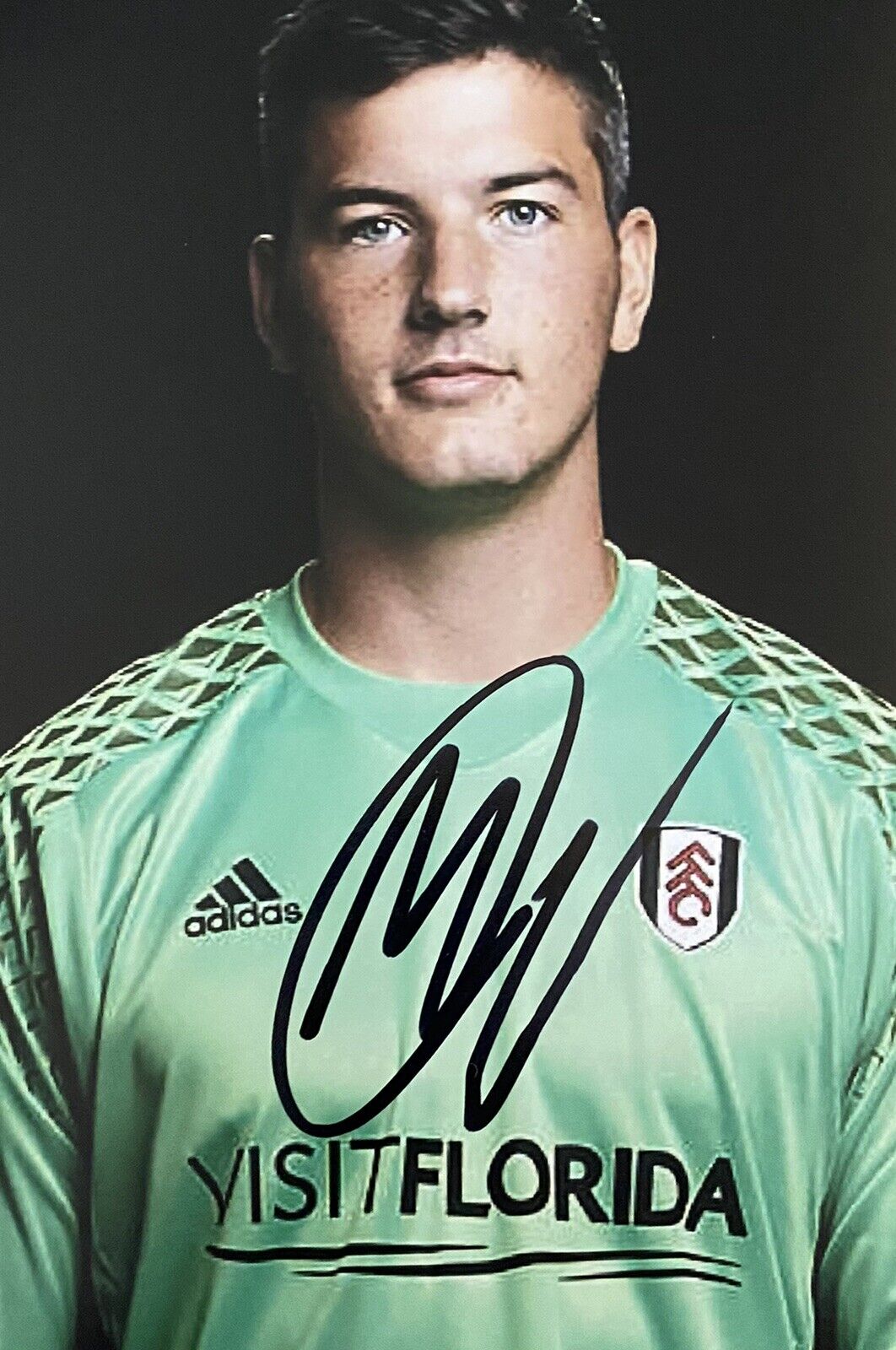 Magnus Norman Genuine Hand Signed Fulham 6X4 Photo Poster painting