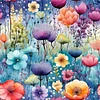 Diamond Painting -DIY Full Round Drill Flower Field(40*40CM)