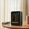 6-in-1 Air Quality Meter Real-Time CO2 Tester HCHO Detector for Home Cars Plants