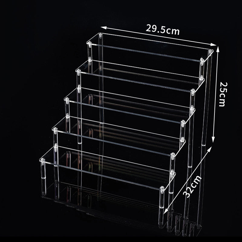 1 Piece Arylic Minimalist Transparent Jewelry Display