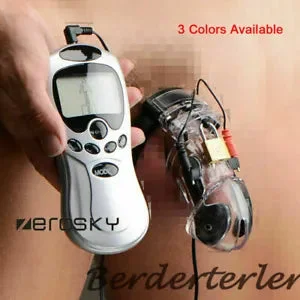 pornhint Pornhint Male Chastity Lock Chastity Device & Ball Torture CBT Toy Ring Chastity Cage