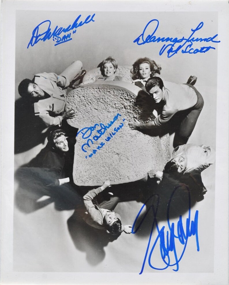 LAND Of THE GIANTS Cast Signed Photo Poster painting X4 Gary Conway, Don Matheson, Deanna Lund, Don Marshall wcoa