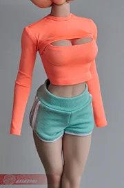 1/6 soldier sports shorts yoga pants plastic body knitted model accessories clothes fit12 inch female figure body-aliexpress