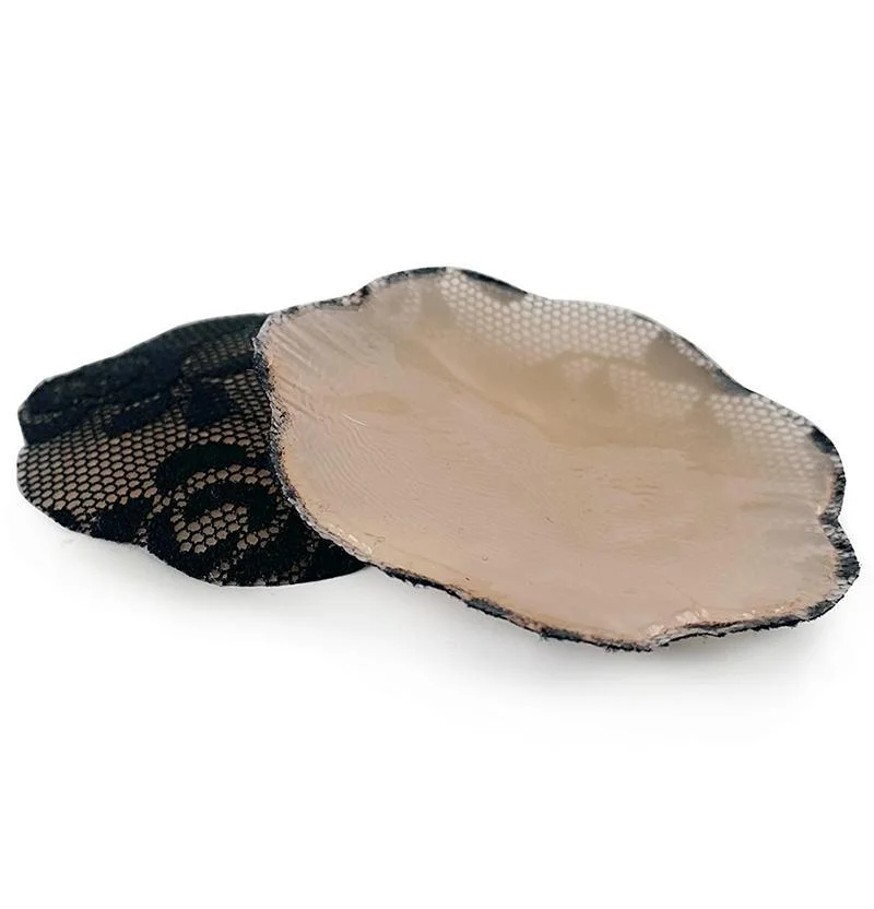 Lace silicone anti-bumps breast paste. invisible and seamless sexy anti-glare wedding breast paste