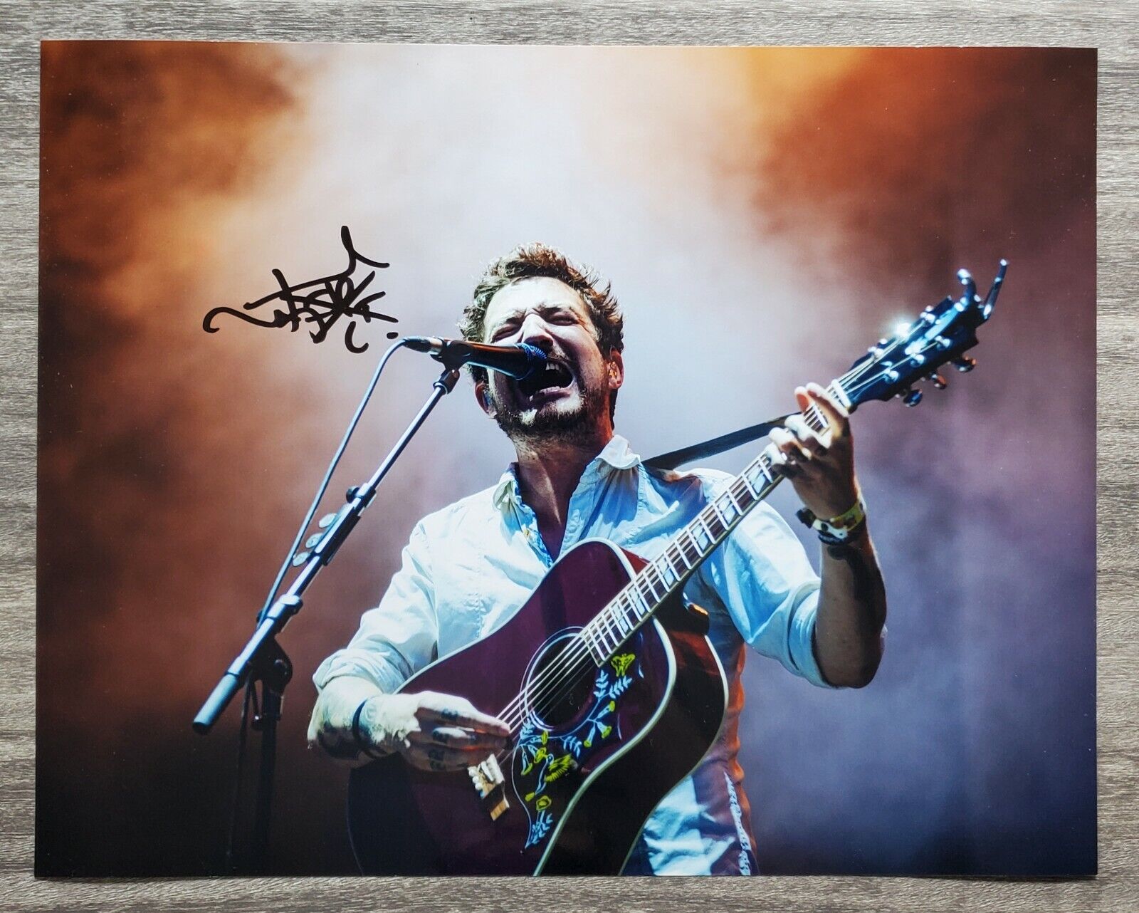 Frank Turner Signed 11x14 Photo Poster painting Be More Kind Singer Musician Rare Legend RAD