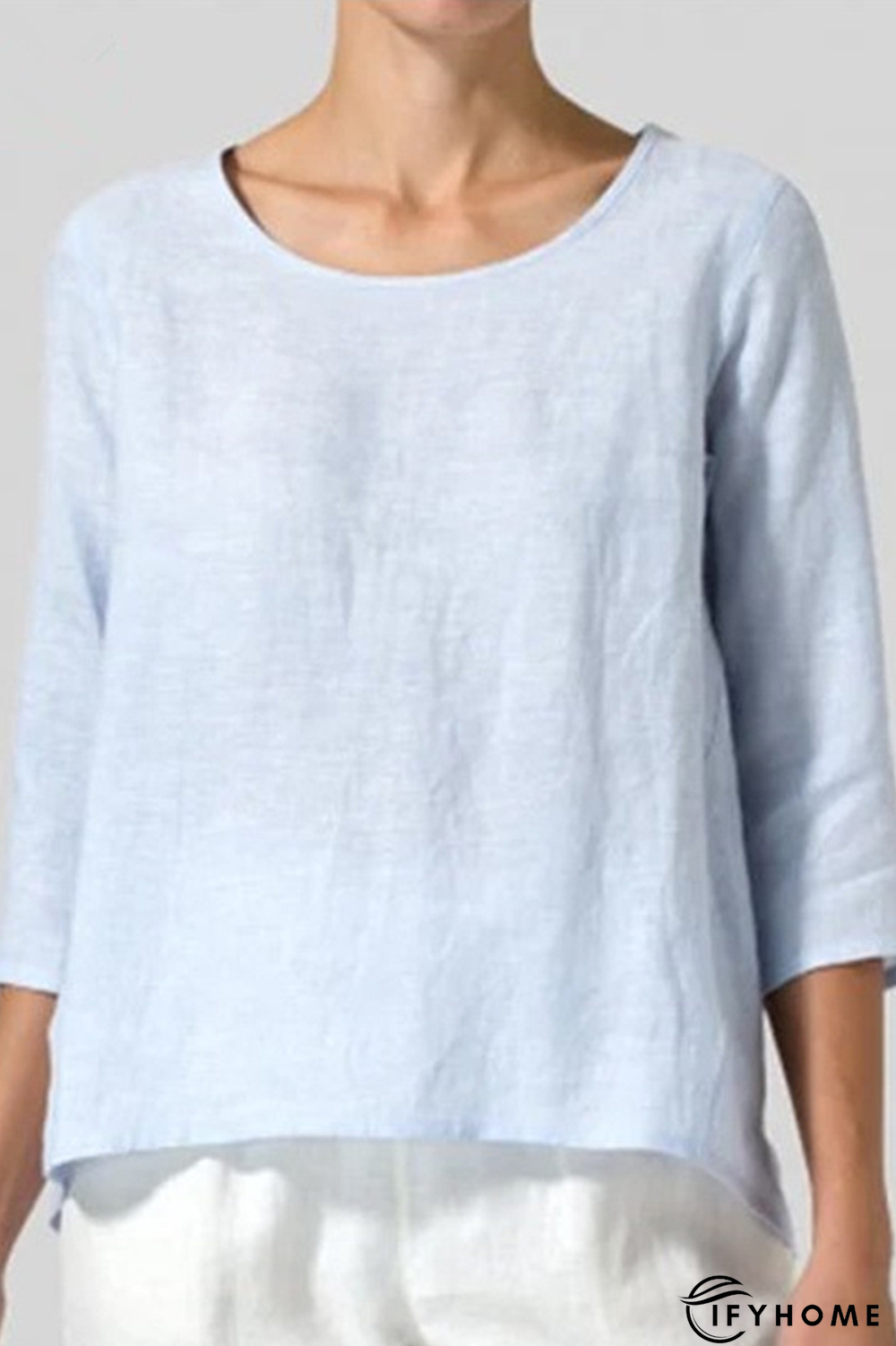 Casual Solid Basic O Neck T-Shirts(7 Colors) | IFYHOME