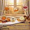 6 pi&egrave;ces de peinture en diamant DIY de Thanksgiving, d&eacute;corations, d&eacute;corations en acrylique, pendentifs d&eacute;coratifs