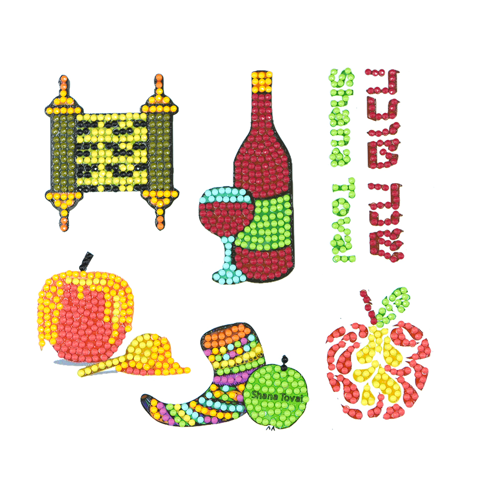 

6pcs Apple Wine- 5D DIY Craft-Sticker, 501 Original