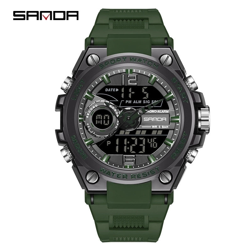 Modern Style Solid Color Electronic Men’s Watches