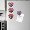 4pcs Diamond Painting Cartoon Refrigerator Magnets Sticker Kit
