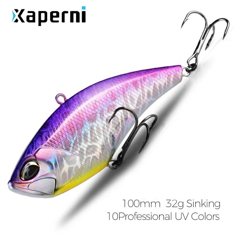 Xaperni 100mm 32g Top professional Wobblers fishing tackle fishing lures vibration bait for ice fishing Artificial accessories