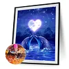 Diamond Painting -DIY Full Square Drill Dolphin Love