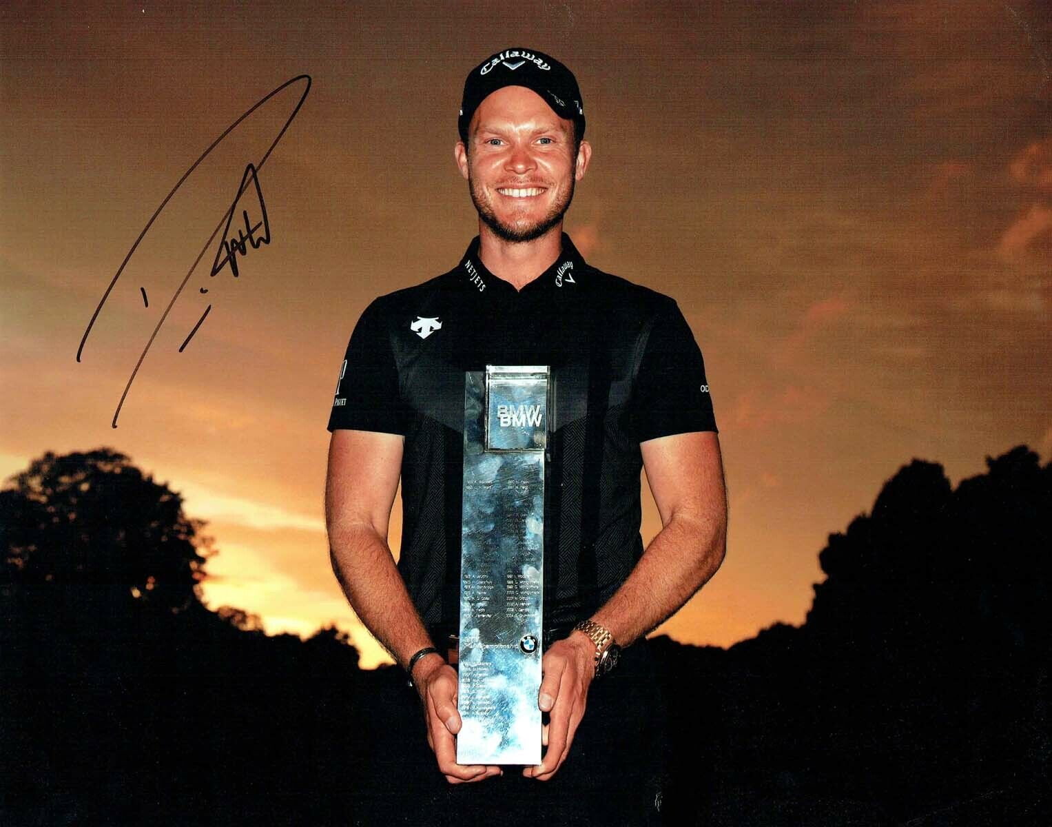 Danny WILLETT BMW 2019 Wentworth SIGNED Autograph 14X11 Golf Photo Poster painting 4 AFTAL COA