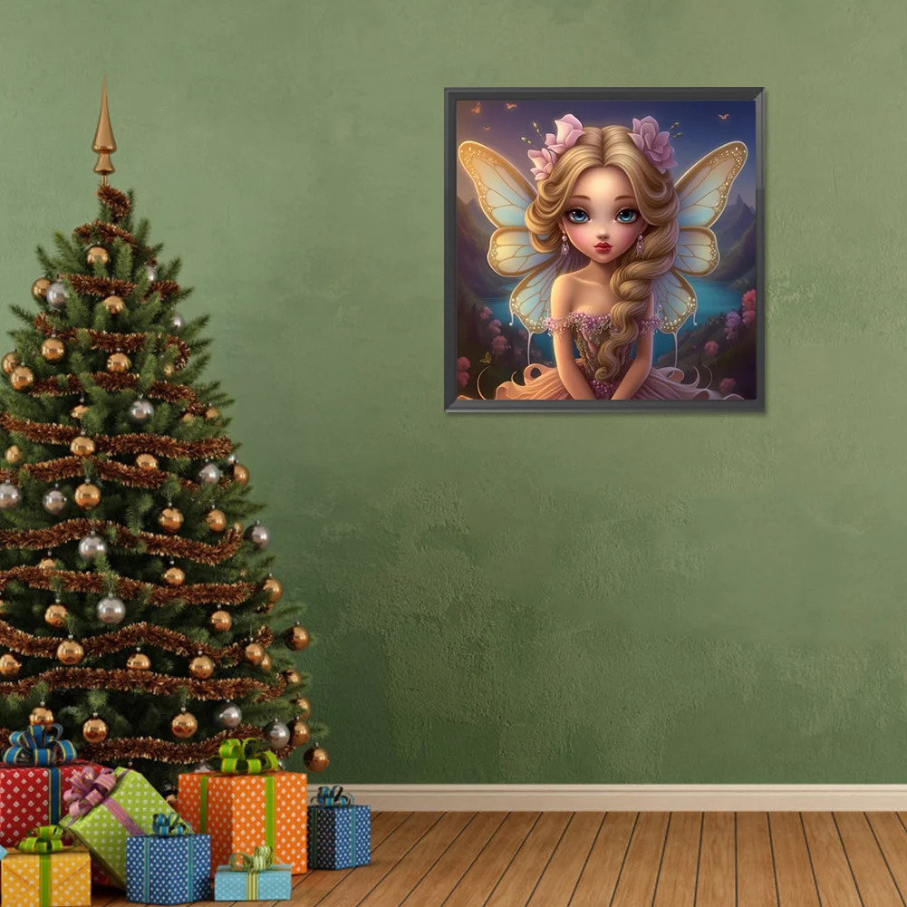 Diamond Painting - Full Round Drill - Elf Girl(Canvas|30*30cm)
