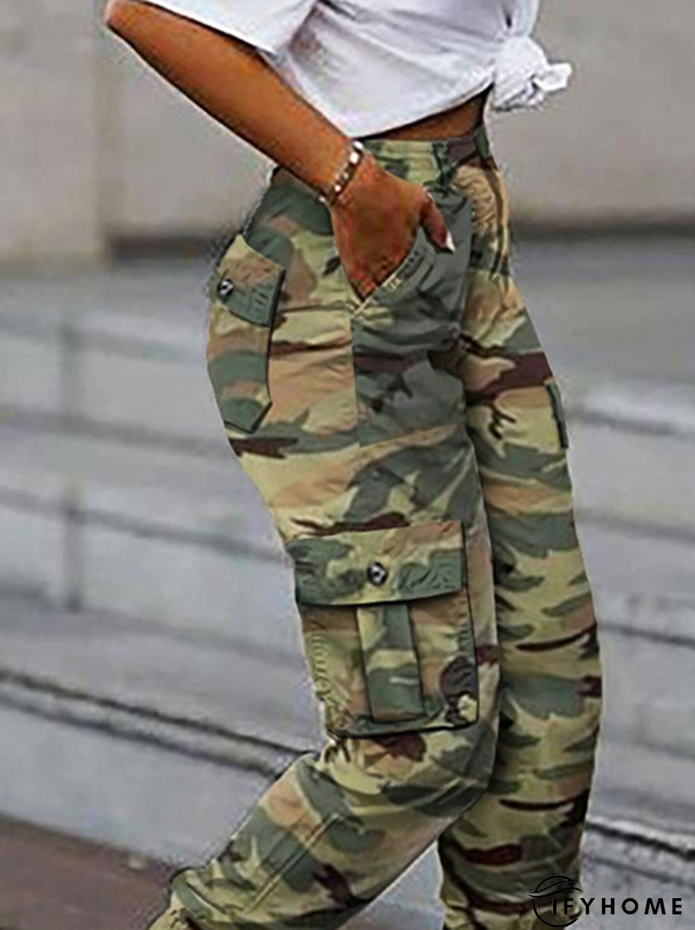 Pockets Camo Pants | IFYHOME