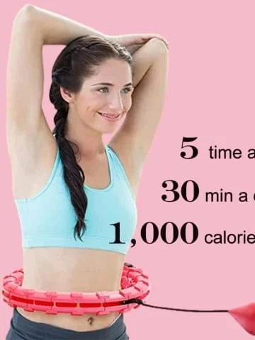 pornhint Pornhint Adjustable Sport Hoops Abdominal Thin Waist Exercise Detachable Massage Fitness Hoops Gym Home Training Weight Loss