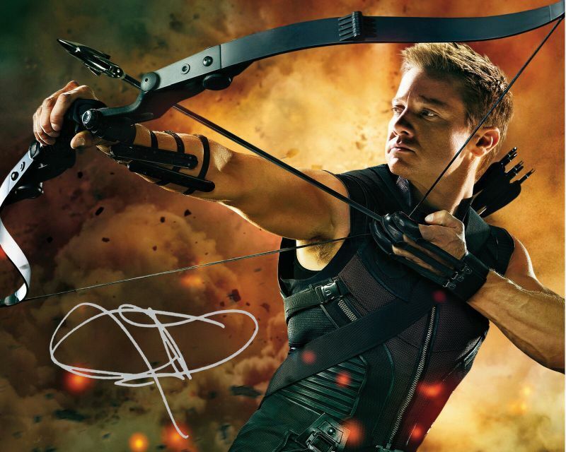 Jeremy Renner - Hawkeye - The Avengers Autograph Signed Photo Poster painting Print