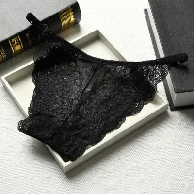 BANNIROU Woman Lace Panties Underwear Lingerie Mid Waist Good Quality Soft Female Sexy Briefs New 2021 Hot Sale Fashion 1 Pieces