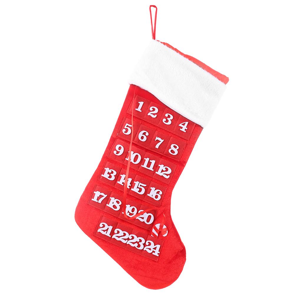 

Nonwoven Xmas Stockings Calendar Tree Window Wall Decor Ornament Supplies, 501 Original