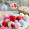 Colorful Felt Christmas's Tree Hanging Decor Balls
