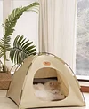 Cat tent for all seasons, cool in summer and warm in winter, semi-enclosed and safe cat bed