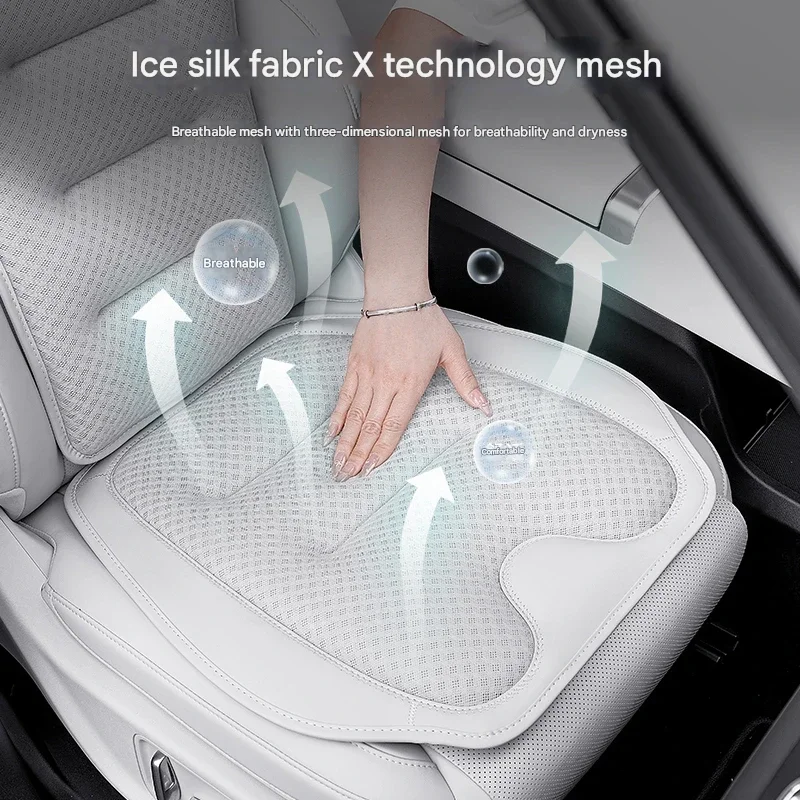 Car summer sweat-proof breathable seat cushion--high elastic polymer breathable fabric