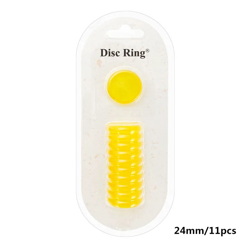 11pcs Loose-leaf Binding Cover Rings Discs Mushroom Hole Binding Ring Binder Notebook Discbound School Office Supplies