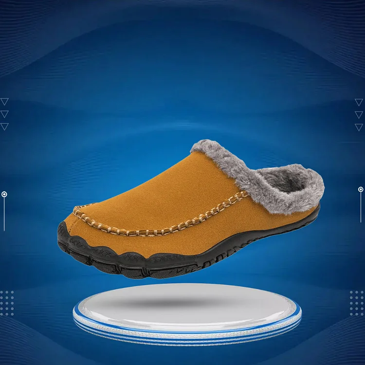  Warm Barefoot Slippers with Fleece Unisex amazon Stunahome.com