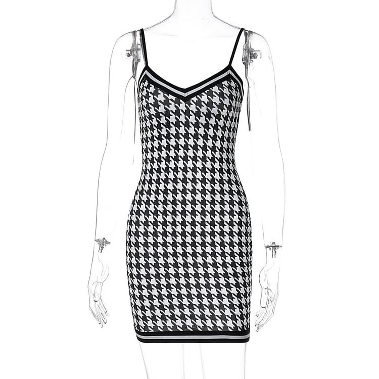 Hugcita 2021 Sleevelss V-Neck Vintage Mini Dress Summer Women Spaghetti Straps Bodycon Y2K Streetwear Party Outfits