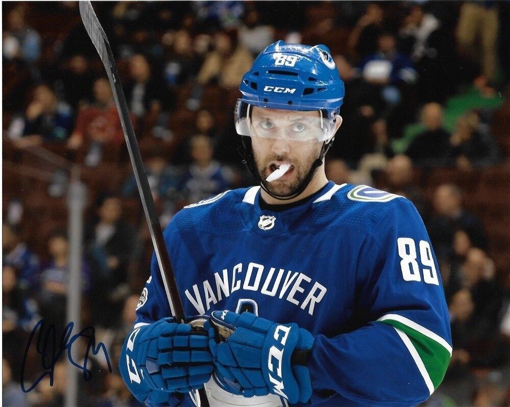 Vancouver Canucks Sam Gagner Autographed Signed 8x10 NHL Photo Poster painting COA D