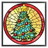 >SALE<Full Embroidery Eco-cotton Thread 18CT Printed Christmas Tree Cross Stitch Kit