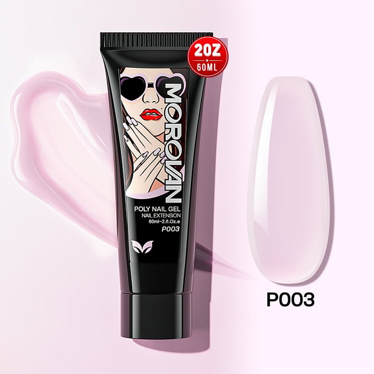 Milky Pink Poly Nail Gel 60ml