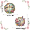 (US Local)2Pcs Special Shaped Beautiful Dragonfly Diamond Painting Hanging Decoration Craft Kit