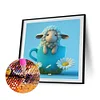 Diamond Painting-DIY Full Round Drill Sheep