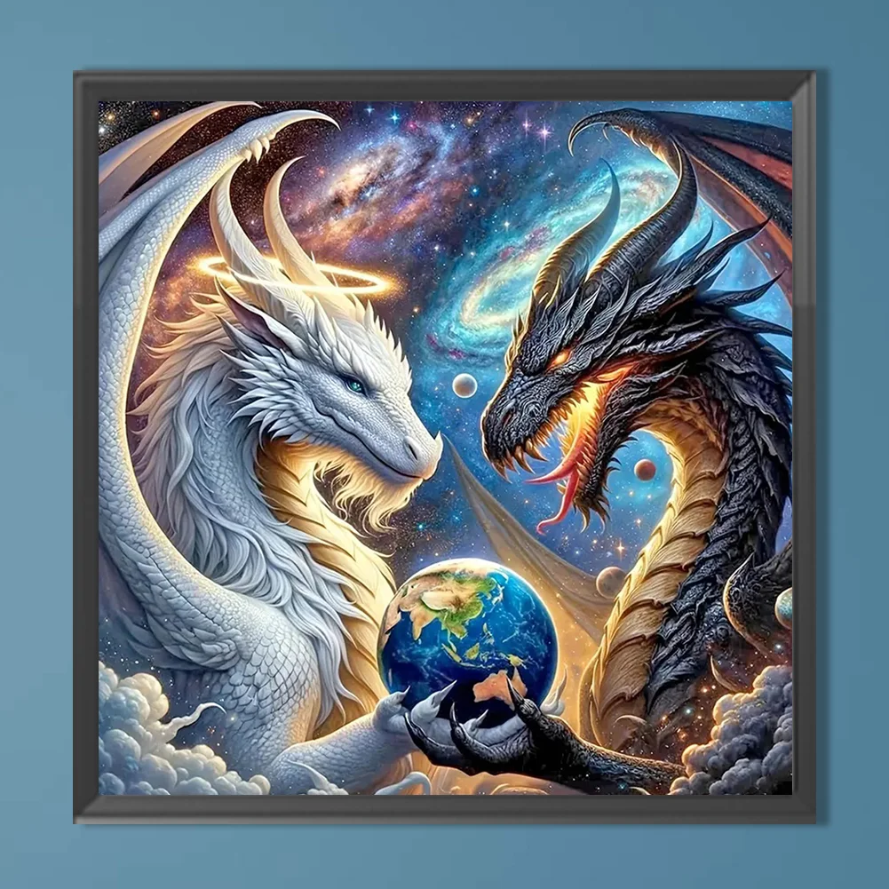 Diamond Painting - Full Round Drill - Dragon(Canvas|40*40cm)