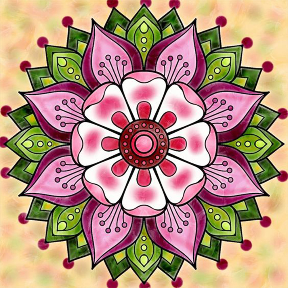 

Mandala - Special Shaped Diamond Painting - 30*30CM, 501 Original