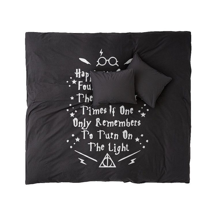 Happiness Can Be Found Even In The Darkest, Harry Potter Duvet Cover Set