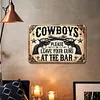 Cowboy - Vintage Metal Signs - 20*30cm/30*40cm - Western