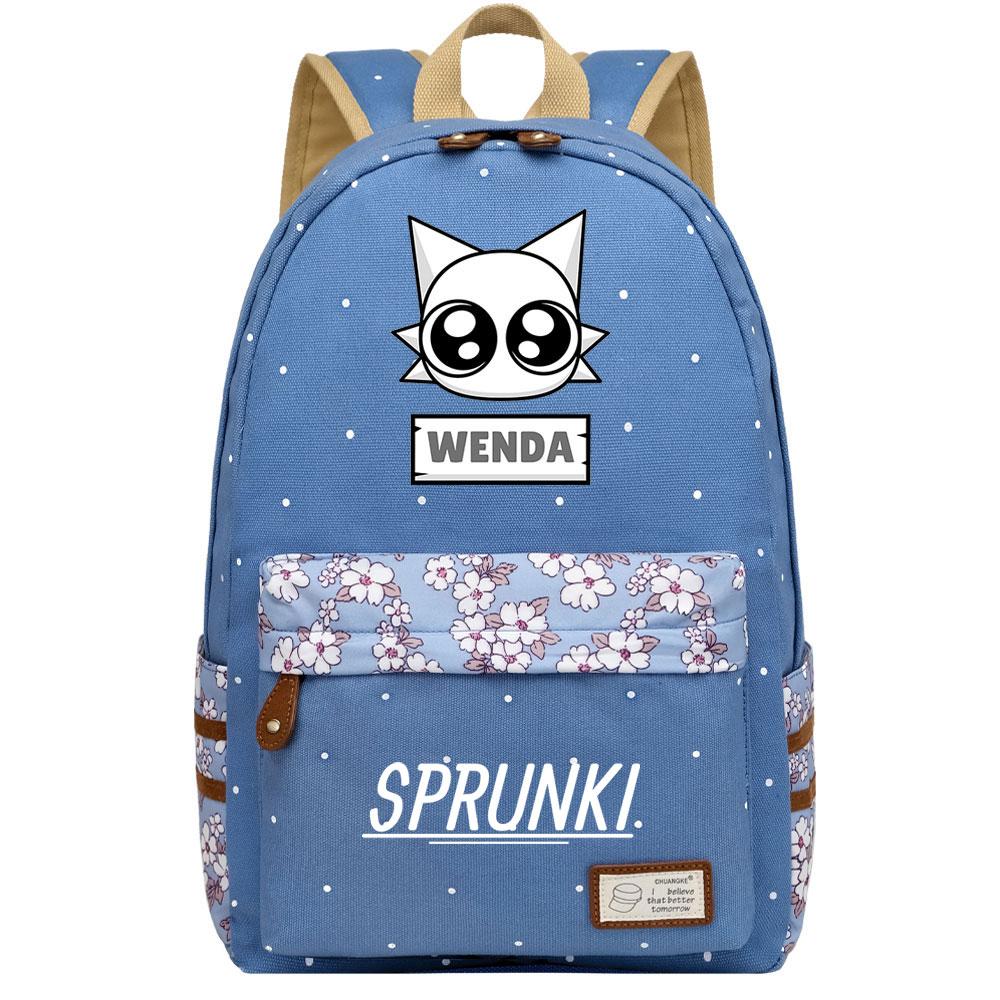 Mayoulove Sprunki Backpack Lightweight Design with Multiple Compartments for School Use-Mayoulove