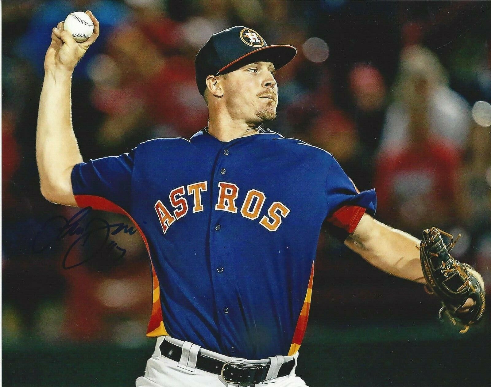 Chris Devenski Autographed 8x10 Houston Astros#S724