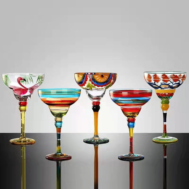 Casual Elegant Fruit Crystal Wine Glass 1 Piece